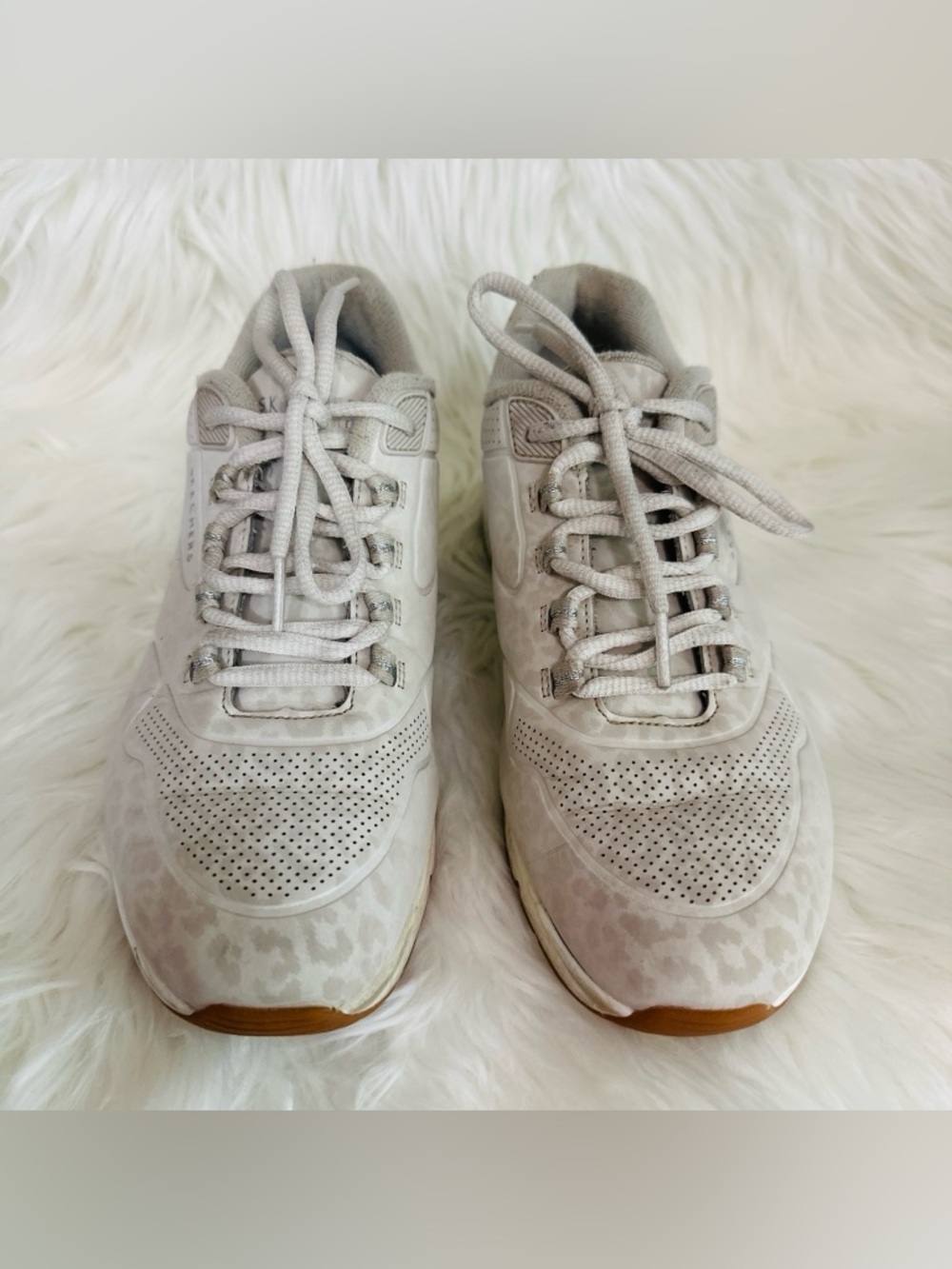 Women’s White/Off-White Athletic Sneakers